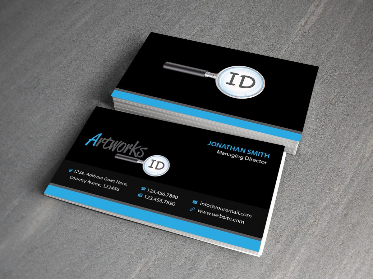 Business Card Design by Creations Box 2015 for Artworks ID, LLC | Design #6204206