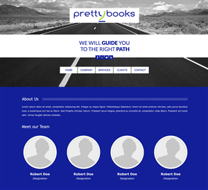 Web-Design von Tariq Shamim für Pretty Books | Design #1670808
