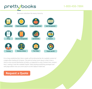 Web-Design von hekinian group für Pretty Books | Design: #1689559