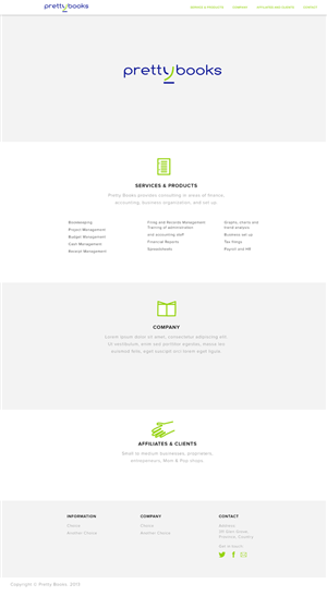 Web-Design von Cam für Pretty Books | Design: #1745734