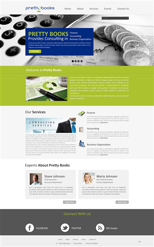 Web-Design von pb für Pretty Books | Design: #1661959