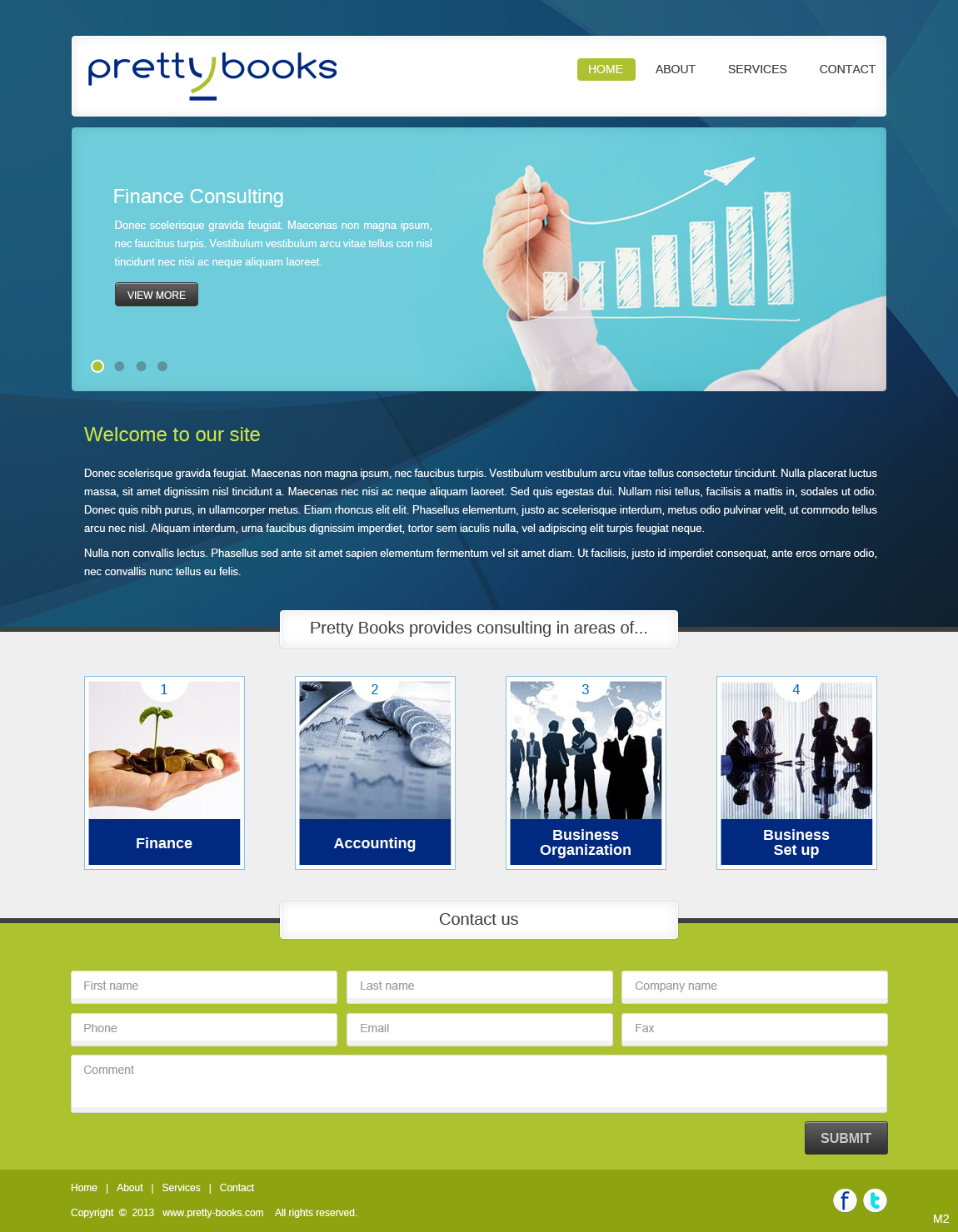 Web Design by pb for Pretty Books | Design #1661988