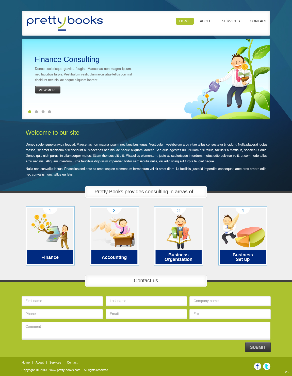 Web Design by pb for Pretty Books | Design #1667732