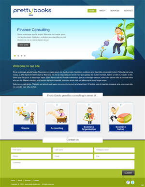 Web-Design von pb für Pretty Books | Design: #1667732