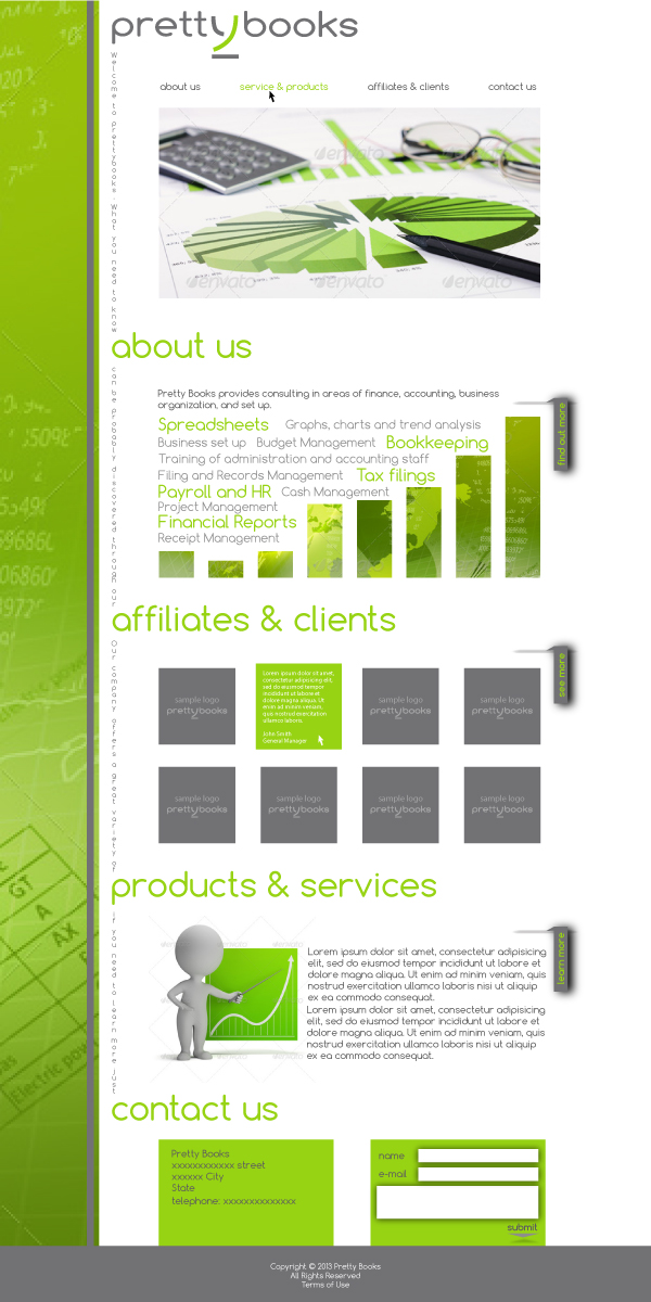 Web-Design von Dzains für Pretty Books | Design #1674444