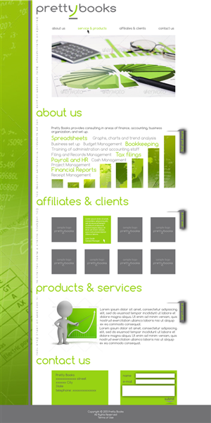 Web-Design von Dzains für Pretty Books | Design #1674444