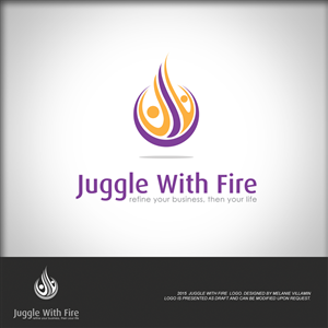 Juggle With Fire | Logo Design by mvillamin