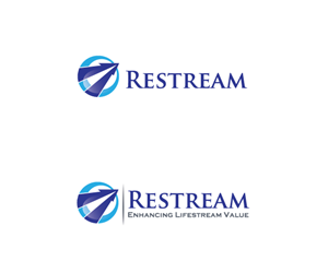 Example of: Restream and and Example of: Restream Enhancing Lifestream Value | Logo Design by GreenLamp