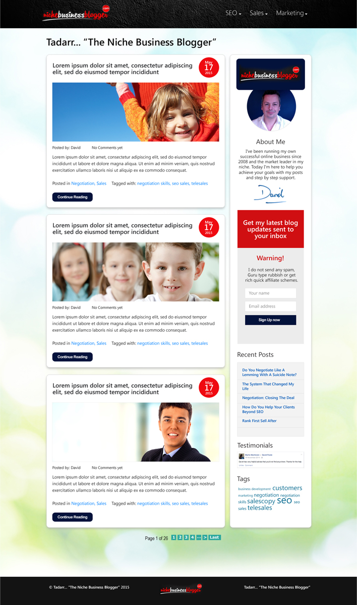 Diseño Web por macroads para David Poole And Associates | Diseño #6214224