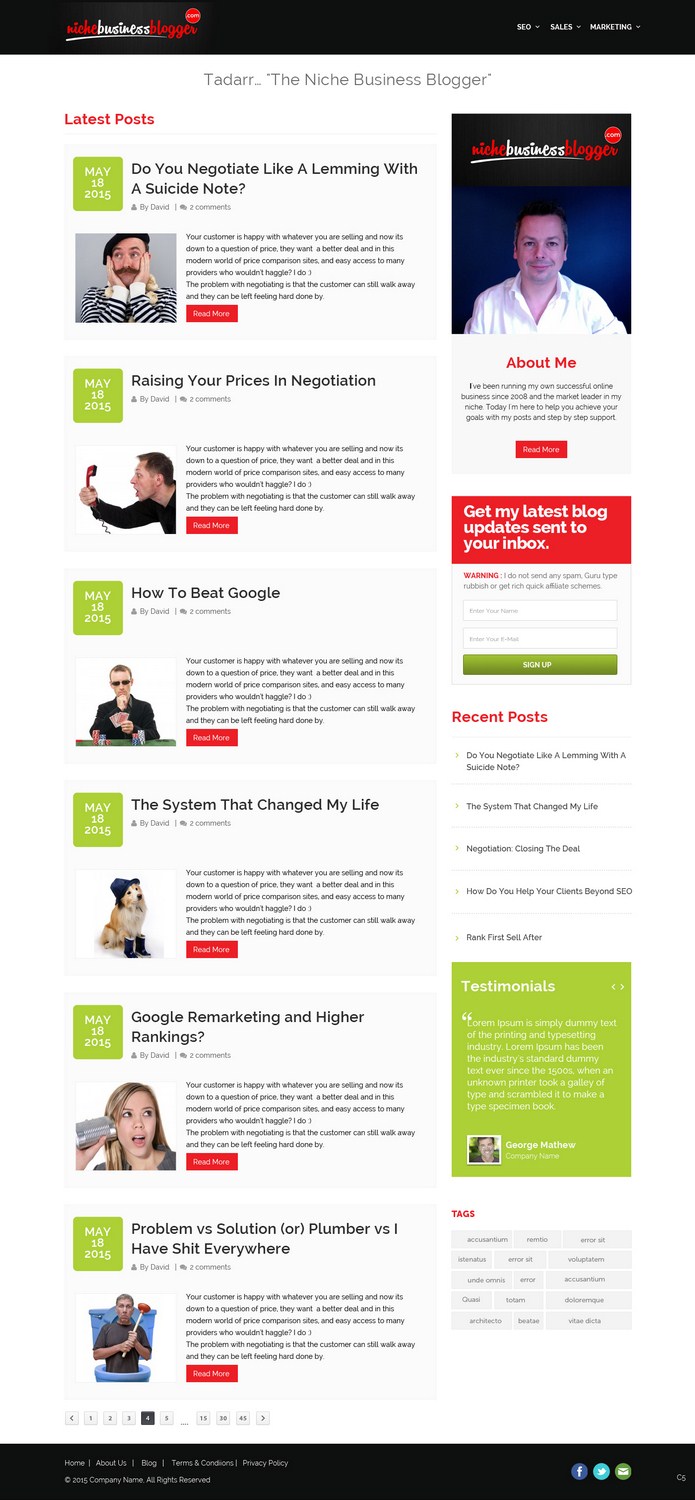 Web Design by pb for David Poole And Associates | Design #6219964