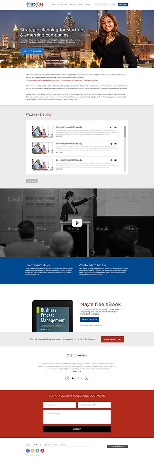 Web Design par Ryan pour ce projet | Design : #6235965