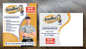 Postcard - Mass email to potential plumbers for open position 