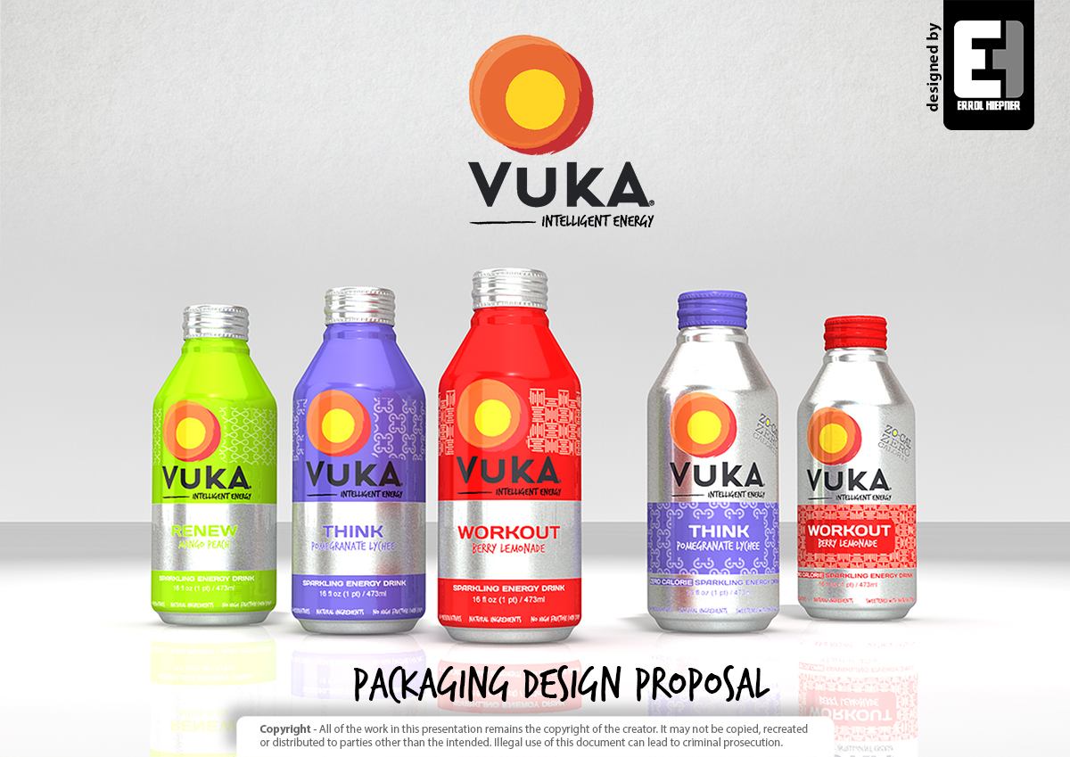 Packaging Design by EHiepner for Vuka, LLC | Design #6236282