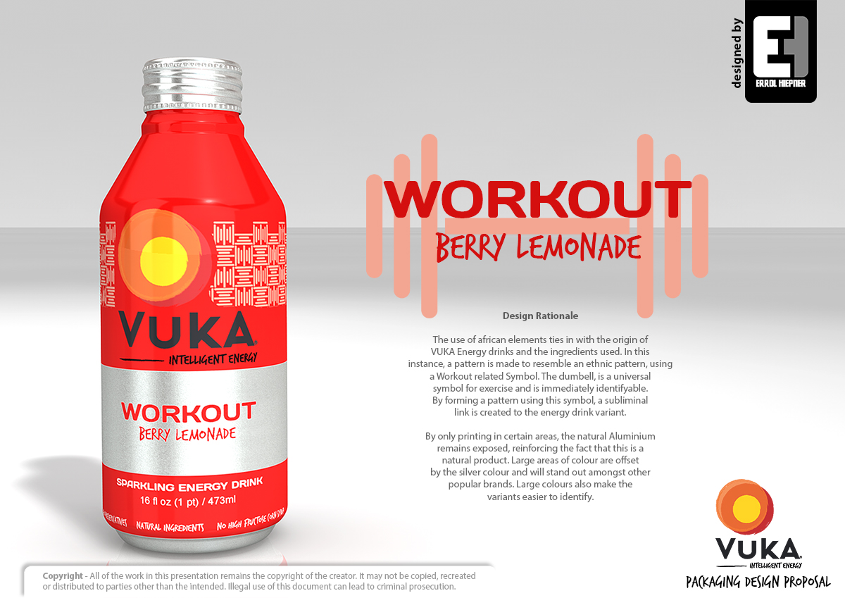Packaging Design by EHiepner for Vuka, LLC | Design #6236313