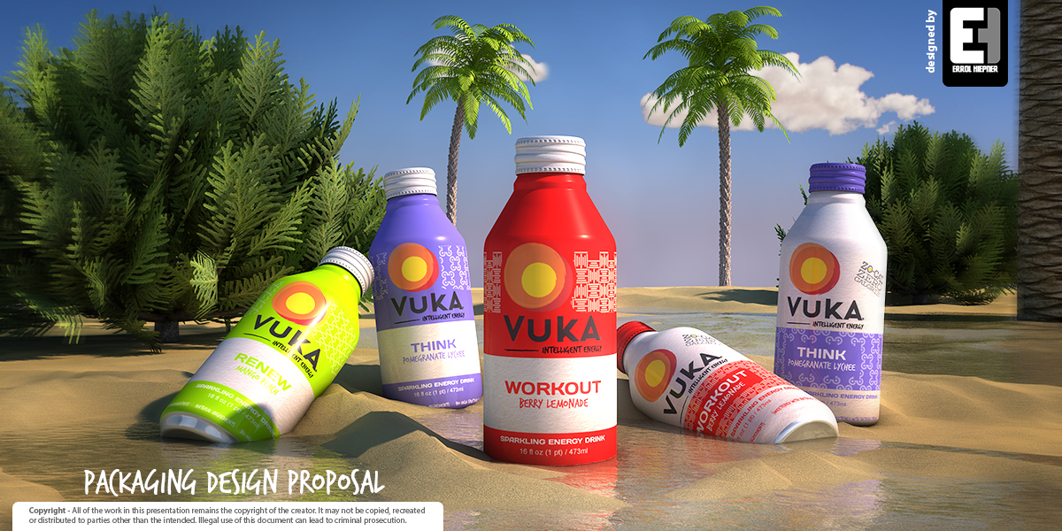 Packaging Design by EHiepner for Vuka, LLC | Design #6274565