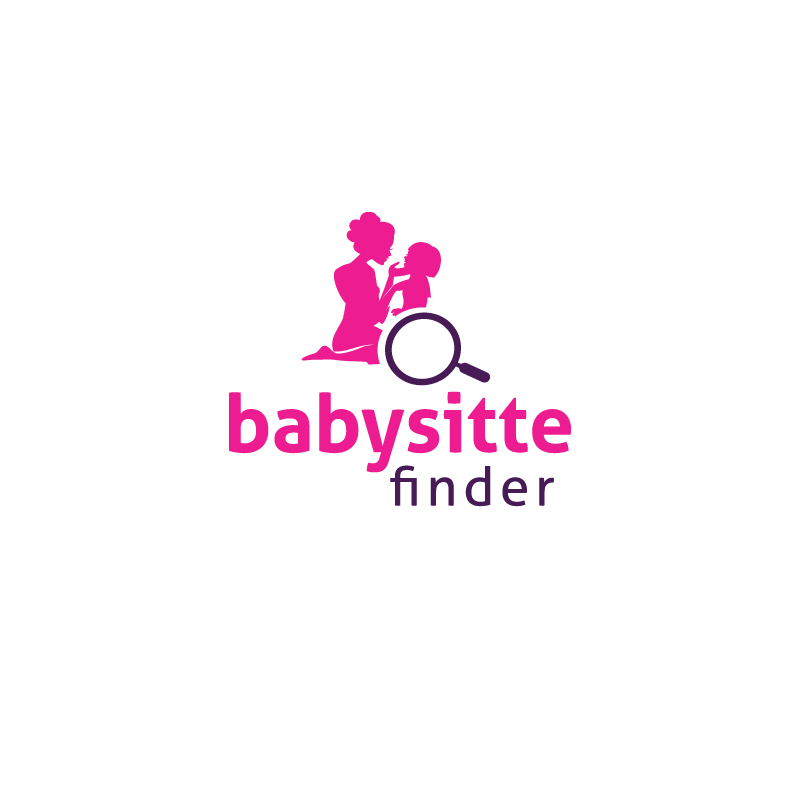 professional serious modern art logo design for babysitter finder babysitter logo