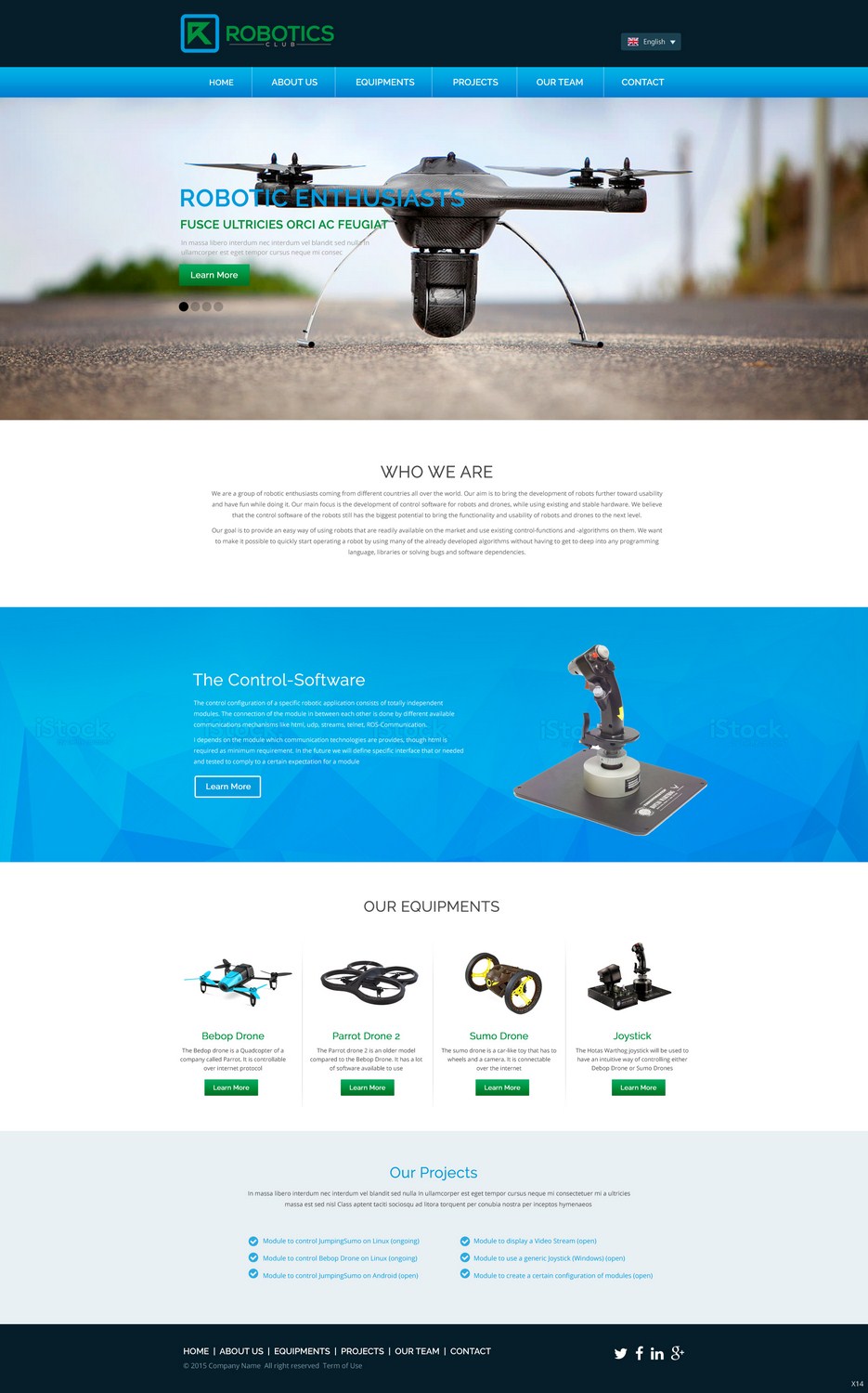 Web-Design von pb für Robotics Club Ltd | Design #6220069