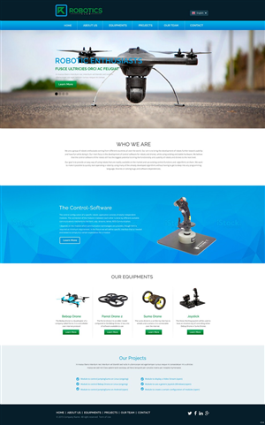 Web Design by pb for Robotics Club Ltd | Design: #6220069