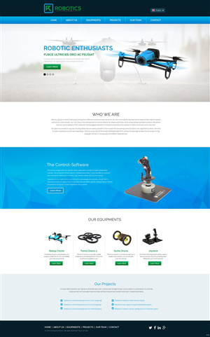 Web Design by pb for Robotics Club Ltd | Design: #6220073