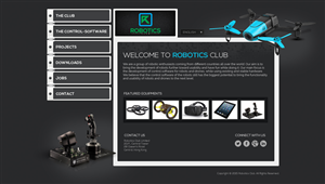 Web Design by jeckx2 for Robotics Club Ltd | Design #6266488