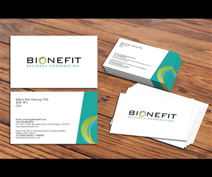 Business Card Design by Ee Lyn L. for Bionefit Research Corporation | Design #1650981