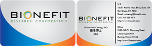 Business Card Design by benjacob22 for Bionefit Research Corporation | Design: #1653607