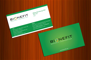 Business Card Design by asimali for Bionefit Research Corporation | Design: #1651845
