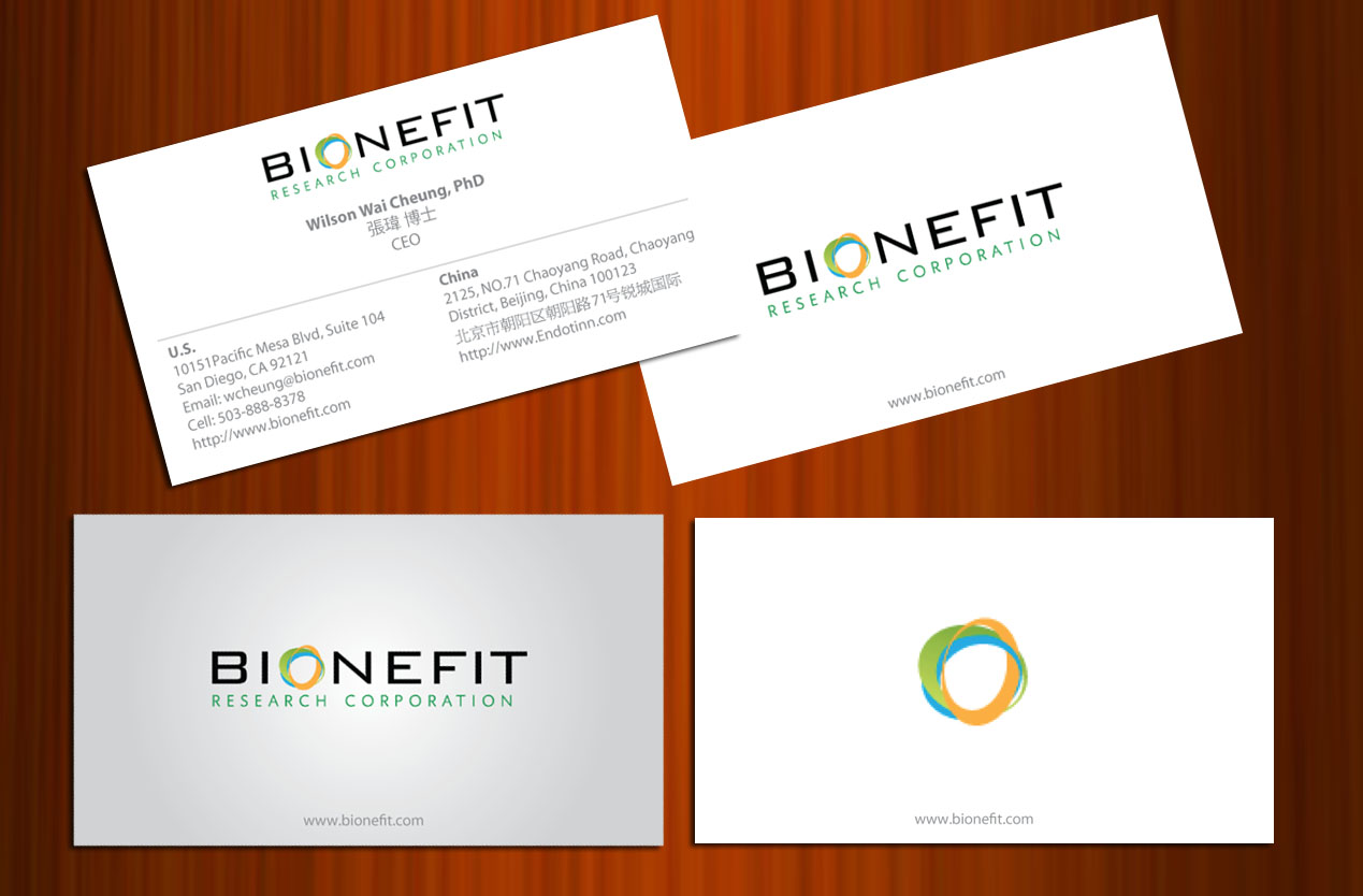 Business Card Design by asimali for Bionefit Research Corporation | Design #1651857