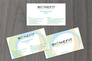 Business Card Design by asimali for Bionefit Research Corporation | Design: #1651867
