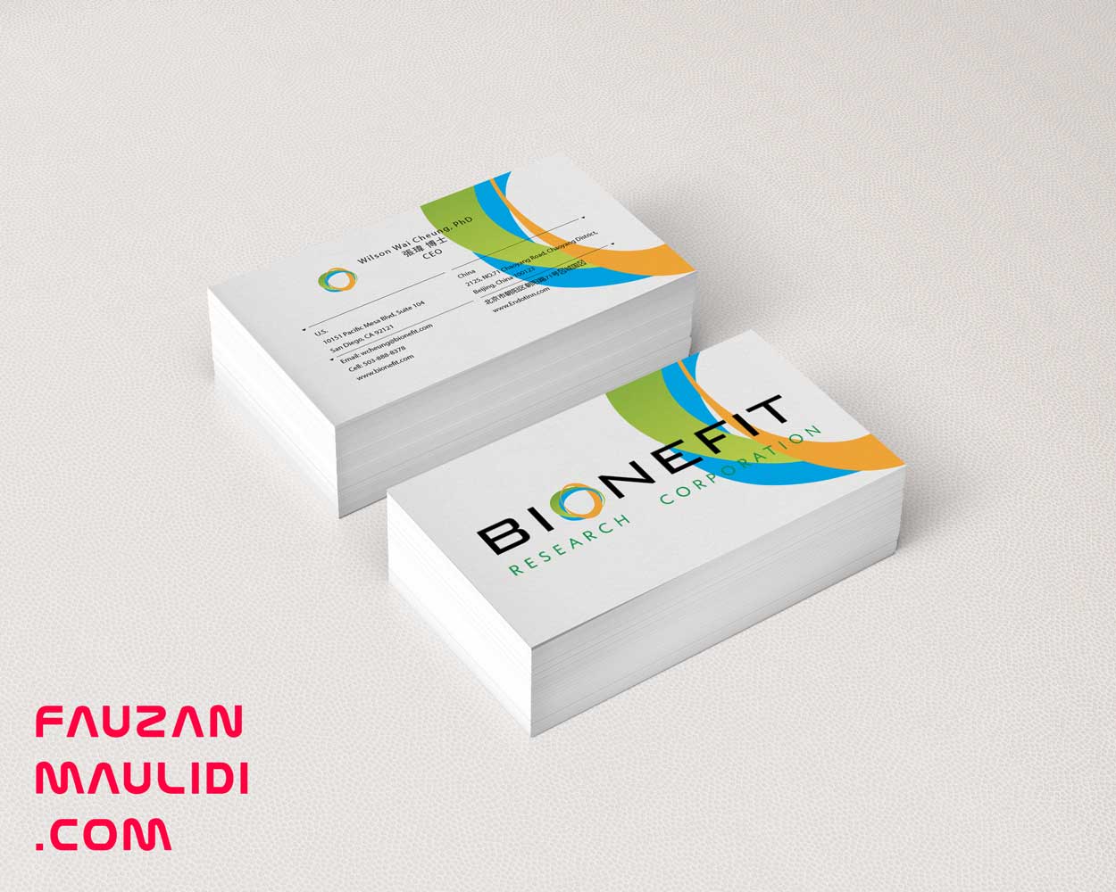 Business Card Design by stoodio.id for Bionefit Research Corporation | Design #1650874