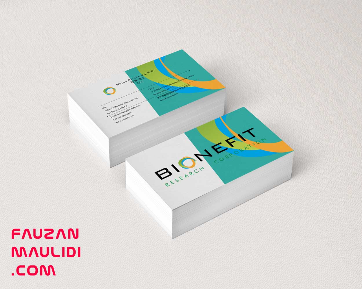 Business Card Design by stoodio.id for Bionefit Research Corporation | Design #1650885