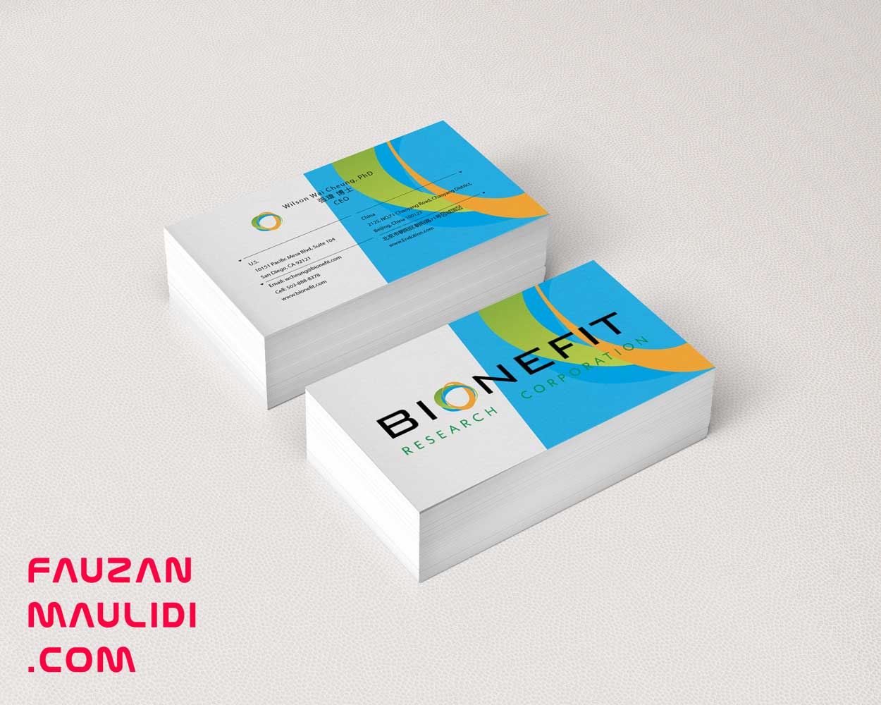 Business Card Design by stoodio.id for Bionefit Research Corporation | Design #1650893