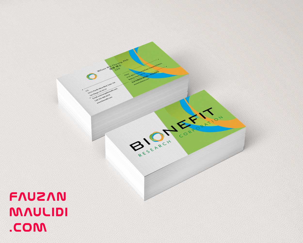 Business Card Design by stoodio.id for Bionefit Research Corporation | Design #1650913