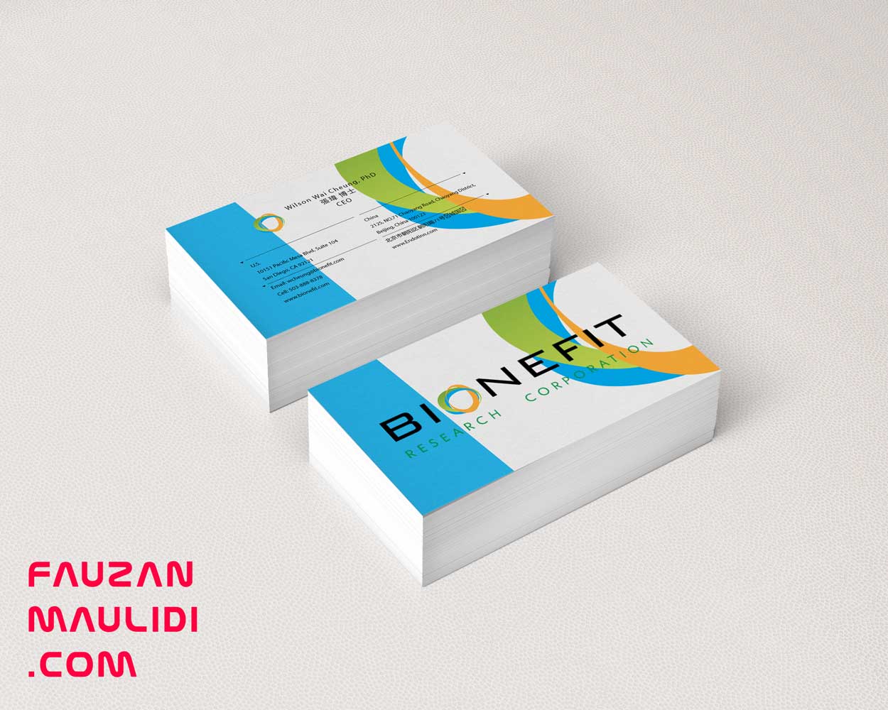 Business Card Design by stoodio.id for Bionefit Research Corporation | Design #1653726