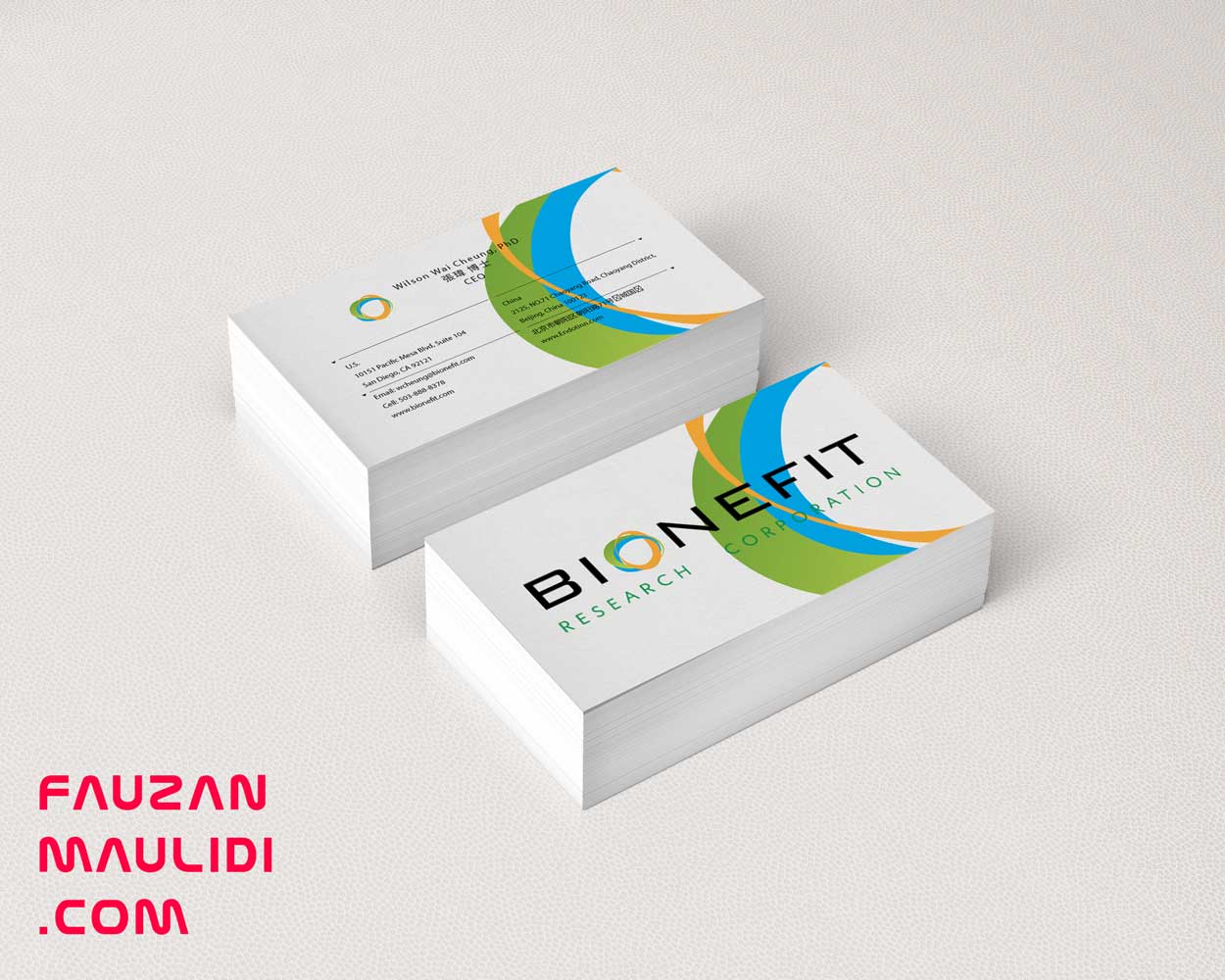 Business Card Design by stoodio.id for Bionefit Research Corporation | Design #1653736