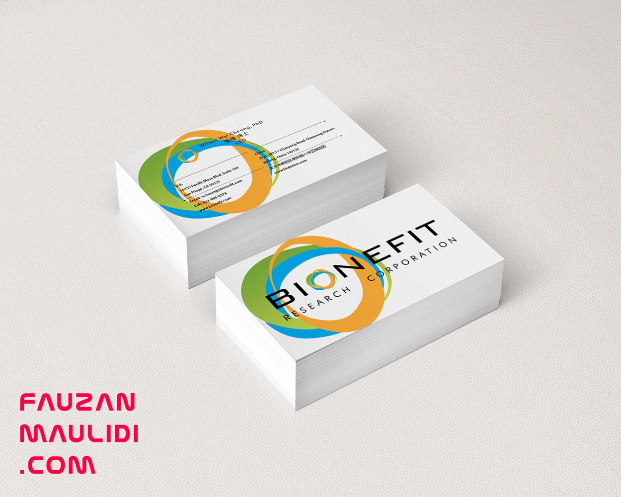 Business Card Design by stoodio.id for Bionefit Research Corporation | Design #1654431