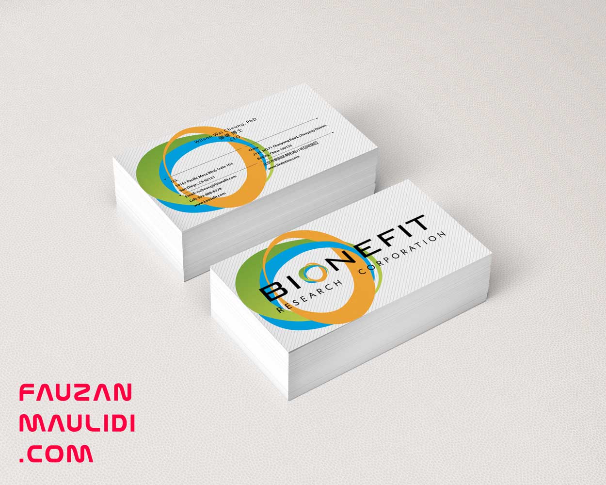 Business Card Design by stoodio.id for Bionefit Research Corporation | Design #1654438