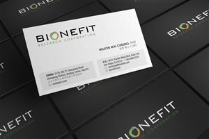 Business Card Design by logodentity for Bionefit Research Corporation | Design: #1650162