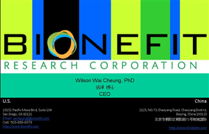 Business Card Design by salvogi76 for Bionefit Research Corporation | Design: #1652150