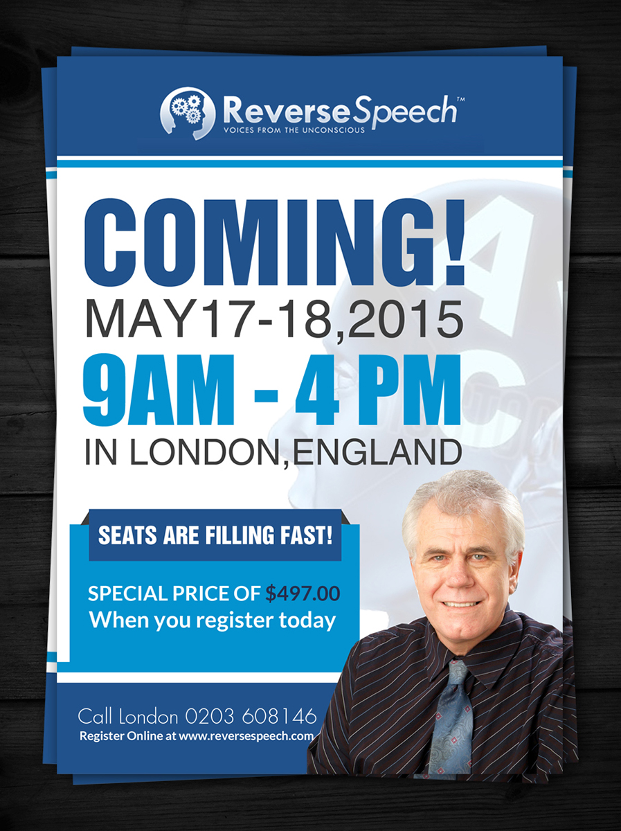Flyer Design by ESolz Technologies for Reverse Speech Pty. Ltd. | Design #6206909