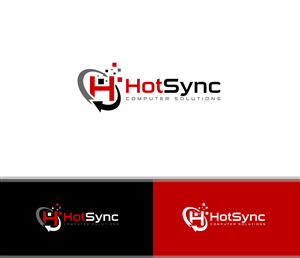 HotSync Computer Solutions ( HotSync ) is fine | Diseño de Logo por BehindSymbols