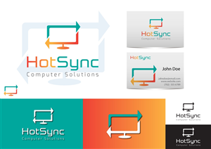 Design de Logo par ZeleniZub pour HotSync Computer Solutions | Design #6200952