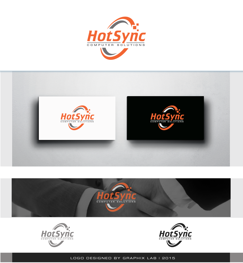 Logo-Design von Graphix Lab für HotSync Computer Solutions | Design: #6242536