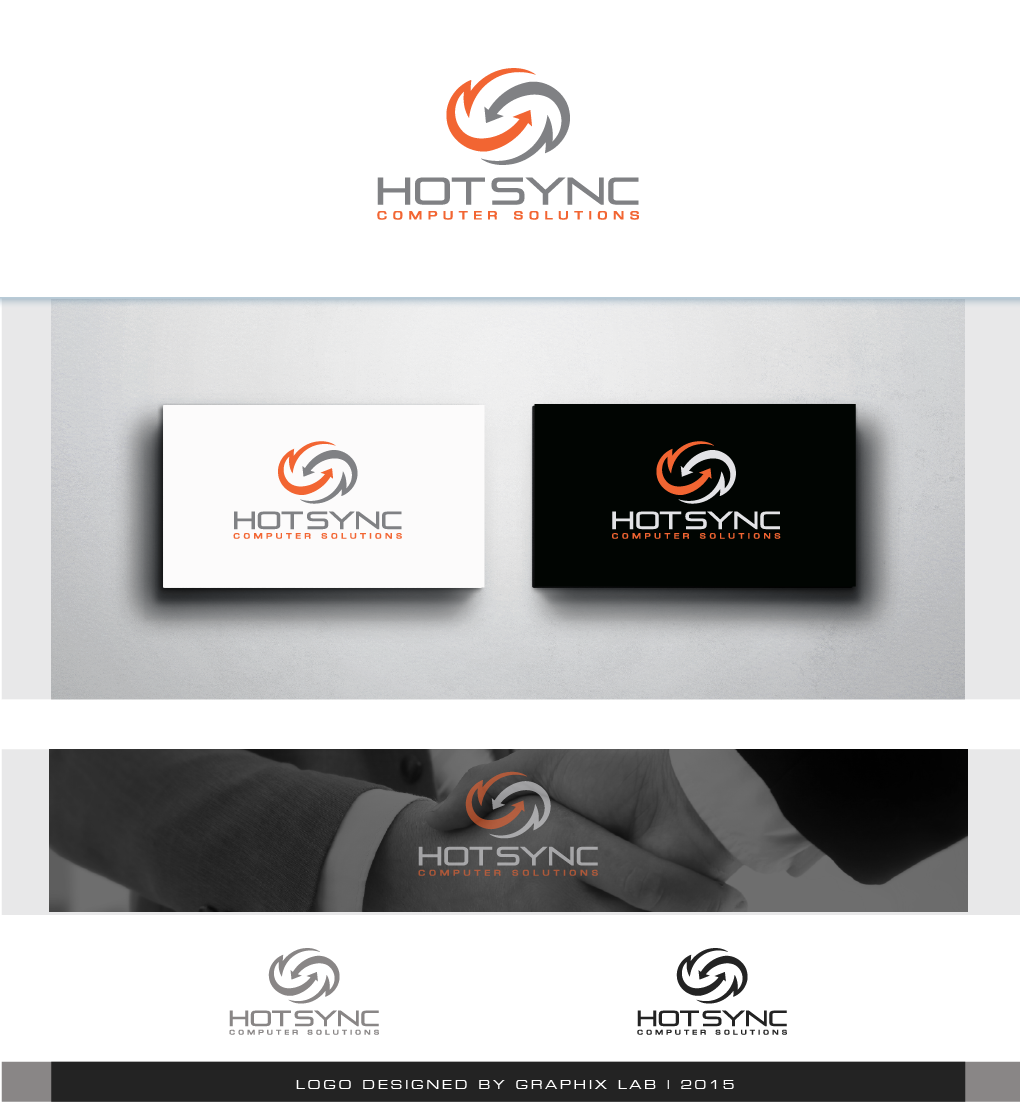 Logo-Design von Graphix Lab für HotSync Computer Solutions | Design #6242577