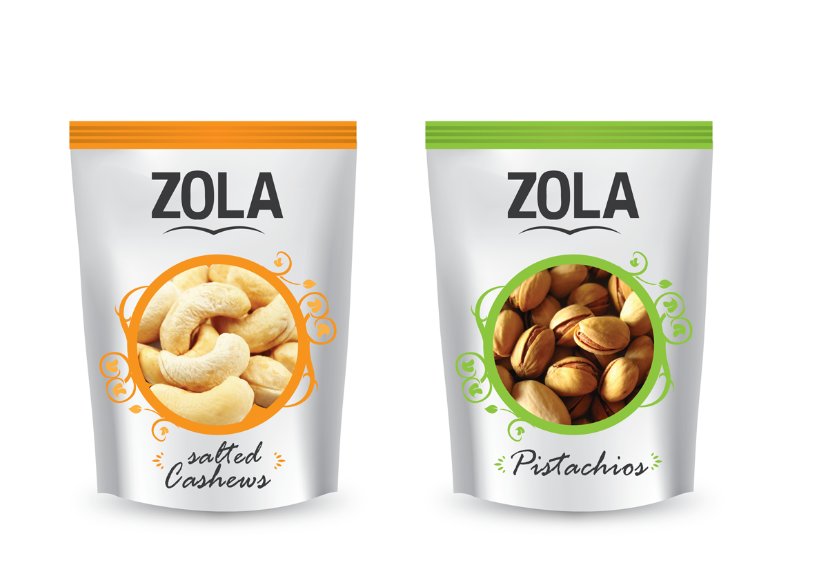 Packaging Design by meena.bor for Zola brands  | Design #6260193
