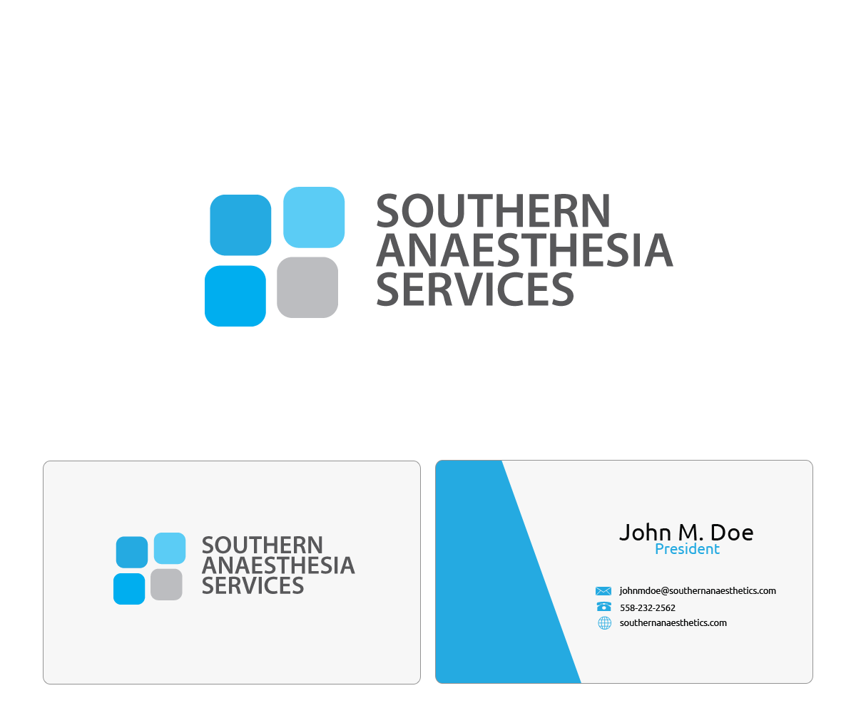 Logo-Design von jehuty72 für Southern Anaesthesia Service | Design #6274434