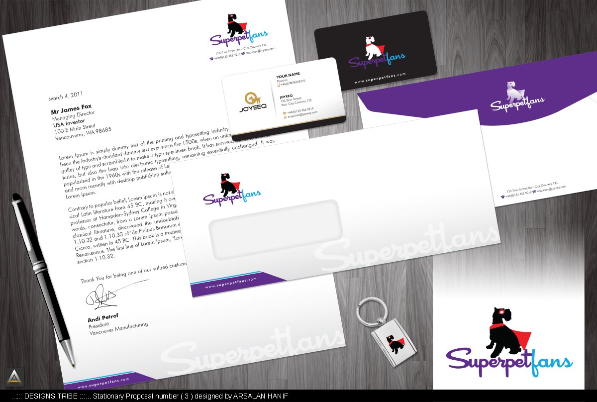 Stationery Design by DesignsTRIBE for this project | Design #328221