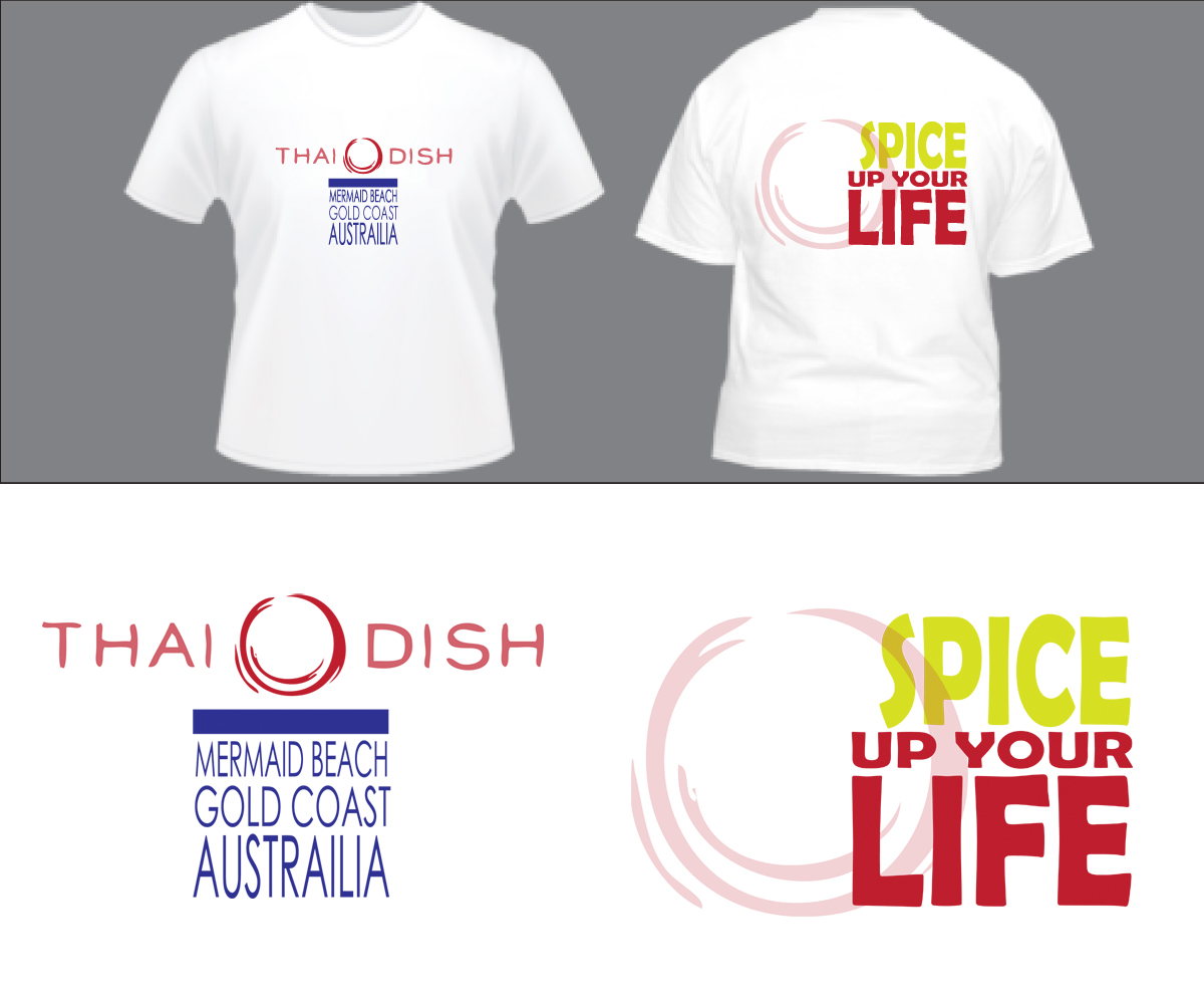 Diseño de Camiseta por JRDesigns para Thai Dish | Diseño #1689341