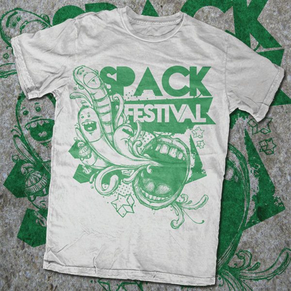 T-shirt Design by Black Planet for Spack! Medien | Design: #1810524