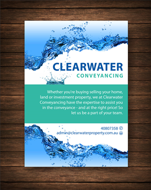 Flyer design for new conveyancing business 
